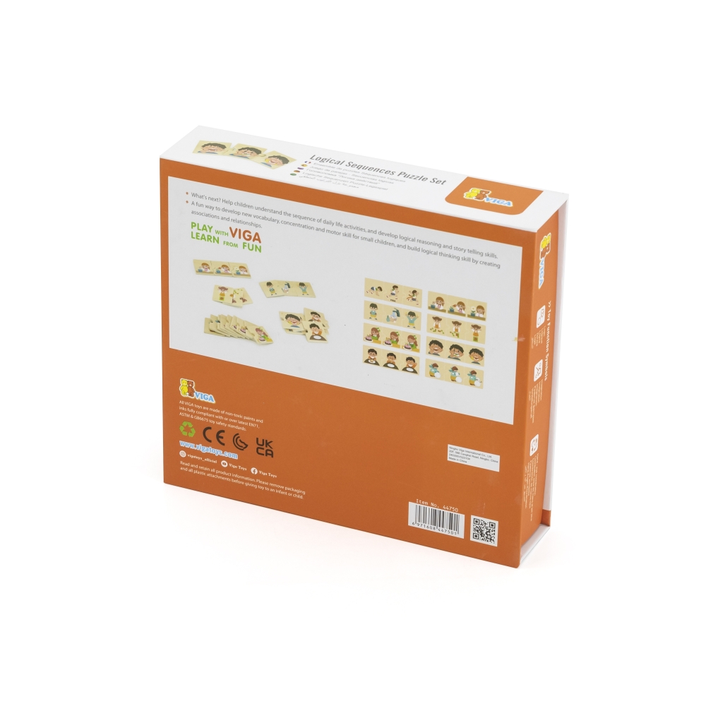 Medinė dėlionė VIGA Vaikų veikla-Žaislai, Dėlionės, Dėlionės patiems mažiausiems-e-vaikas