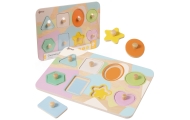 CLASSIC WORLD Układanka Puzzle Klocki Geometryczne 9 el.