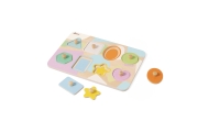 CLASSIC WORLD Układanka Puzzle Klocki Geometryczne 9 el.