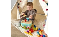 WOOPIE GREEN Konstrukcyjny BOX Motoryczny Montessori 12w1 FSC