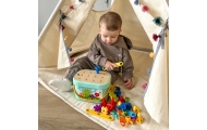 WOOPIE GREEN Konstrukcyjny BOX Motoryczny Montessori 12w1 FSC