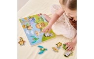 VIGA Puzzle Dźwiękowe Dopasuj Zwierzęta Egzotyczne