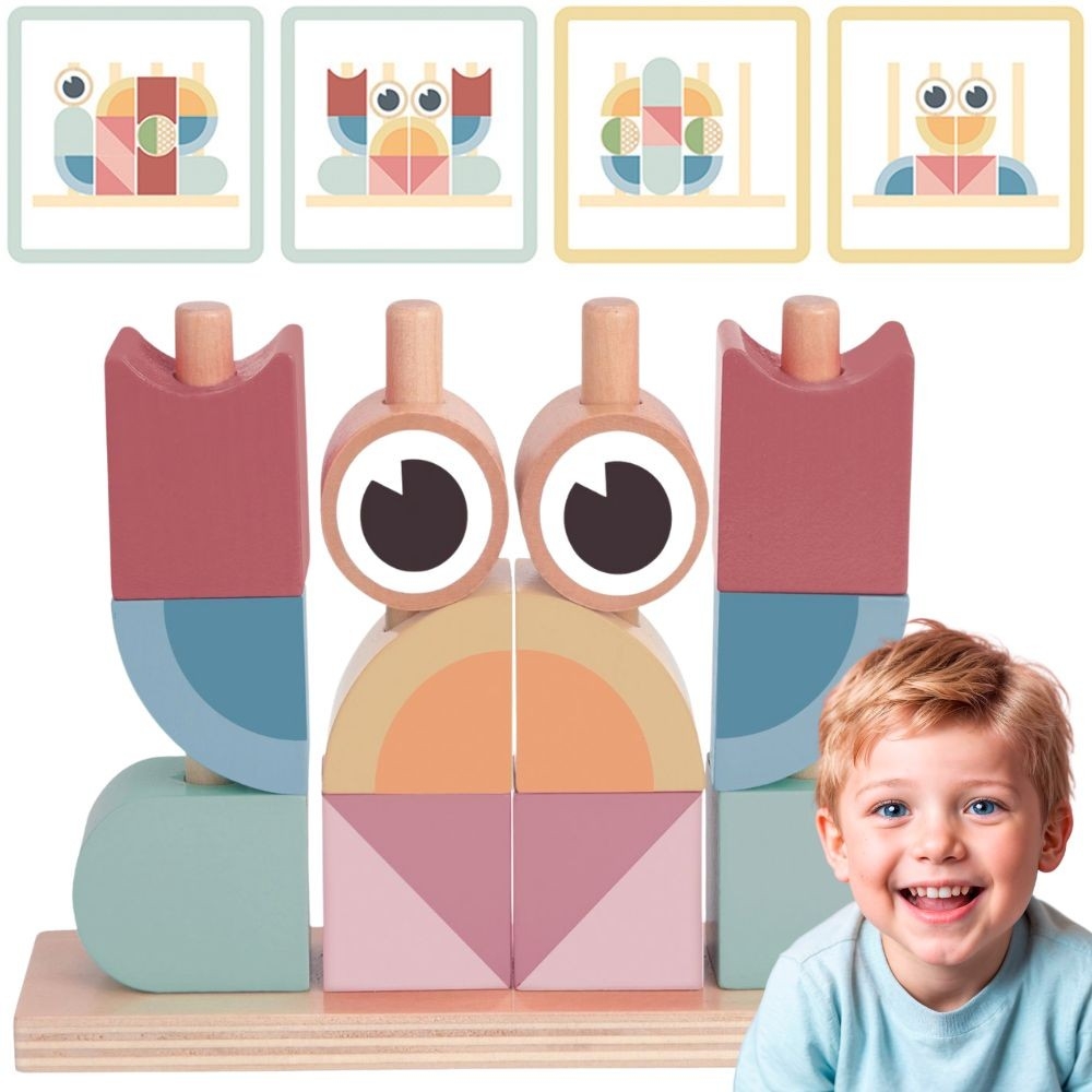 Medinė dėlionė TOOKY TOY Krabas