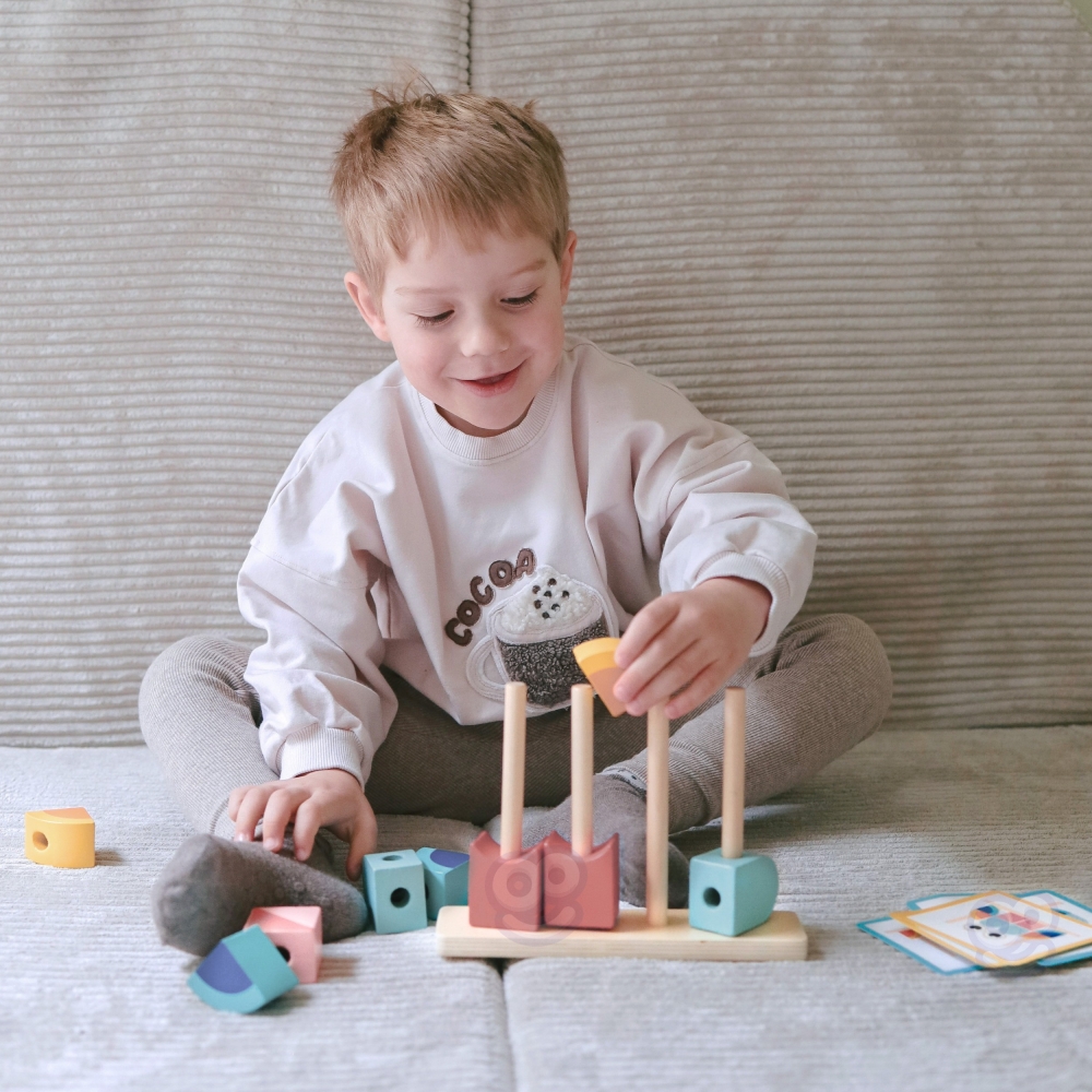 Medinė dėlionė TOOKY TOY Krabas