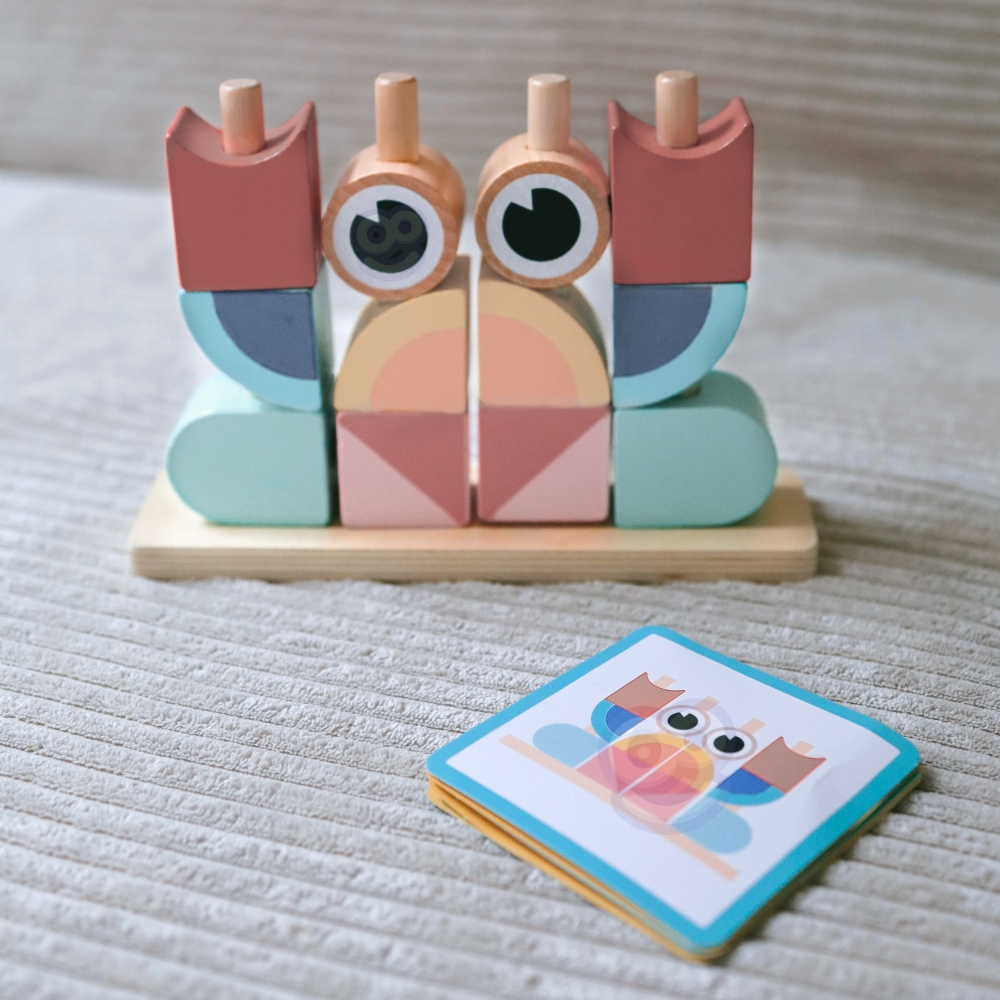 Medinė dėlionė TOOKY TOY Krabas