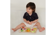 Drewniana Układanka Montessori Warzyw					