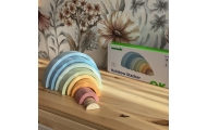 Pastelinė dėlionė Montessori medinės kaladėlės TOOKY TOY