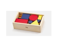 Wooden Dienes Blocks Geometric Figures Viga Toys Montessori					
