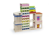 VIGA Wooden Building Blocks Buildings					
