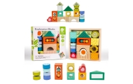 Medinė daugiafunkcinė dėlionė CLASSIC WORLD 7 funkcijos Formos Garsas MONTESSORI 14 el.-Žaislai, Kūdikiams, Mediniai, Žaislai ma