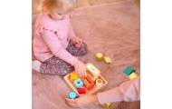 Medinė daugiafunkcinė dėlionė CLASSIC WORLD 7 funkcijos Formos Garsas MONTESSORI 14 el.-Žaislai, Kūdikiams, Mediniai, Žaislai ma