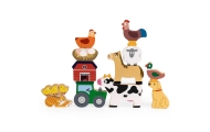VIGA Układanka w Stosy Farma Zwierzęta