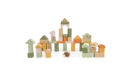 VIGA PolarB Wooden Blocks Montessori Blocks Animals 50 pcs.					