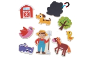 VIGA Magnetic Farm Friends 20 Magnets – Creative Fun with Farm Animals