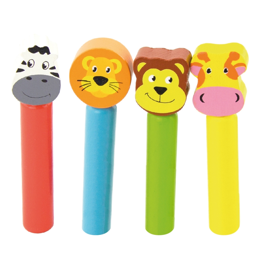 VIGA Wooden Jumping Animals Noah's Ark 