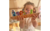 "Tooky Toy" medinė Nojaus arka ir mįslių knyga