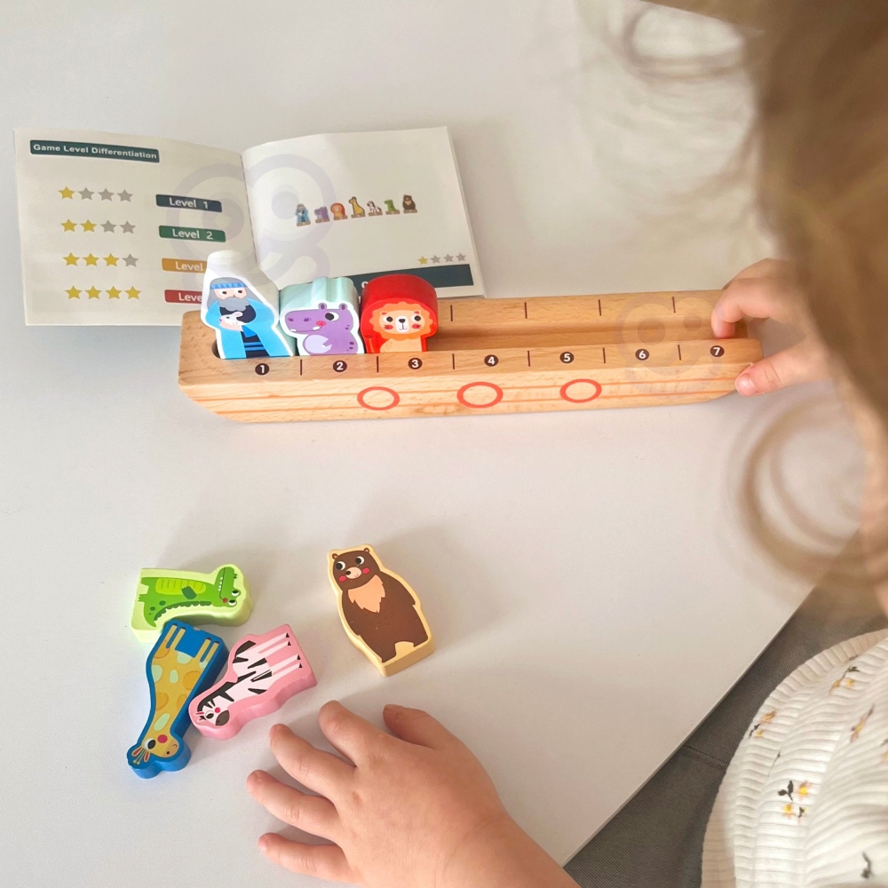 "Tooky Toy" medinė Nojaus arka ir mįslių knyga