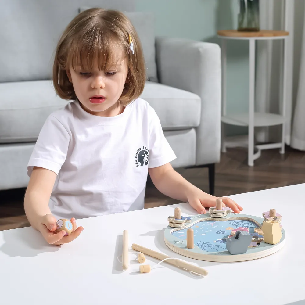 VIGA PolarB Wooden Fishing Game 