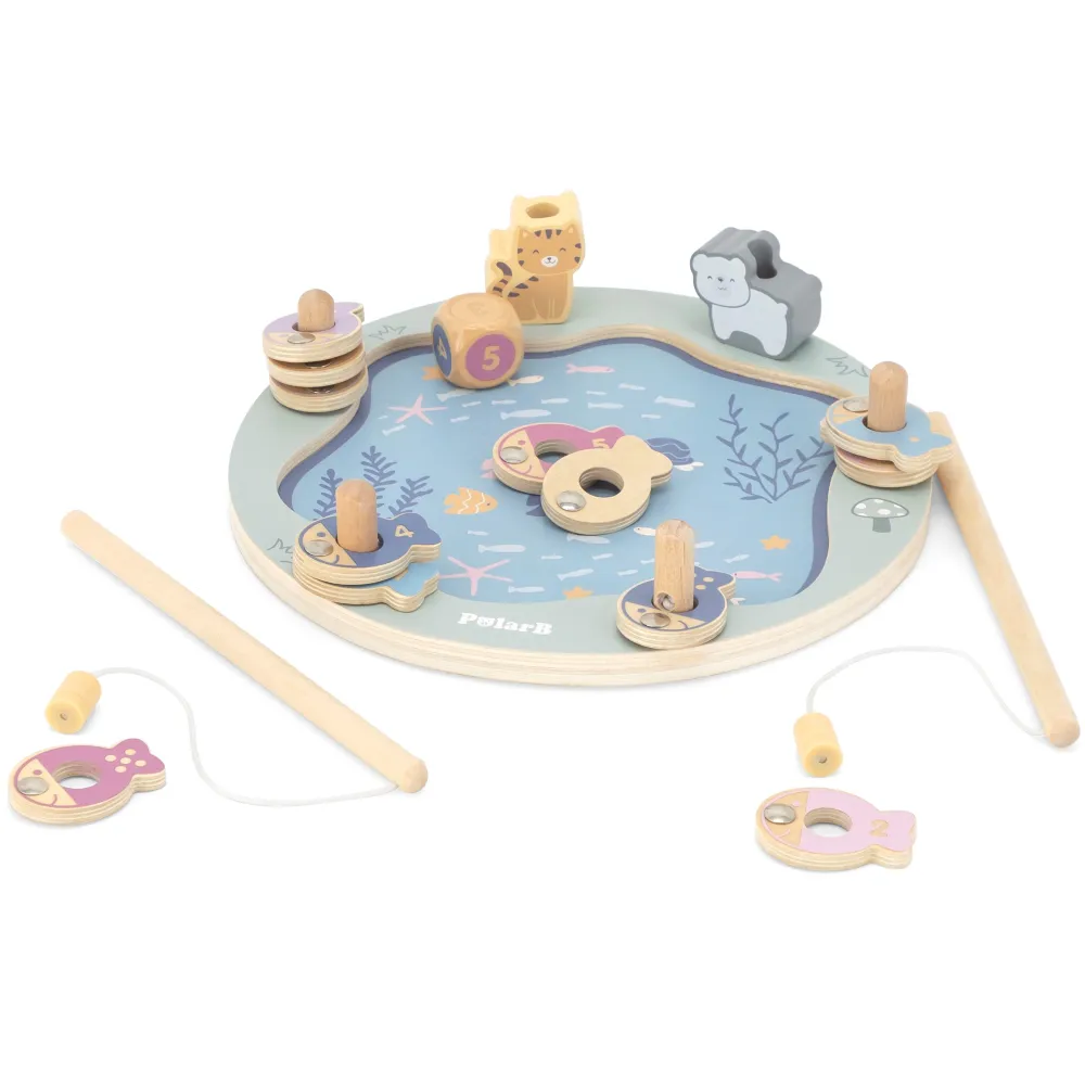 VIGA PolarB Wooden Fishing Game 
