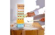 WOOPIE GREEN "Wobbly Tower" Gyvūnų arkadinis žaidimas 82 el.