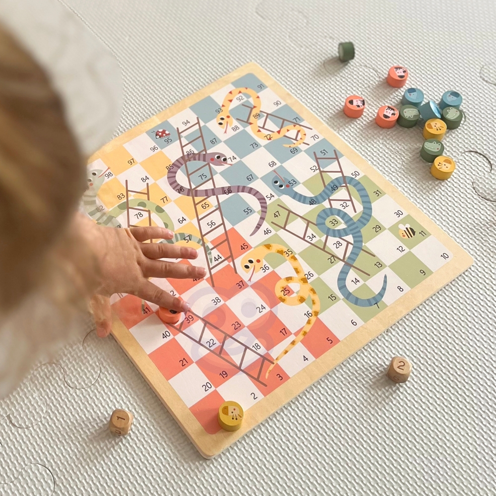 Loginis stalo žaidimas WOOPIE GREEN 2in1 Ludo Chinese + Free the Animals