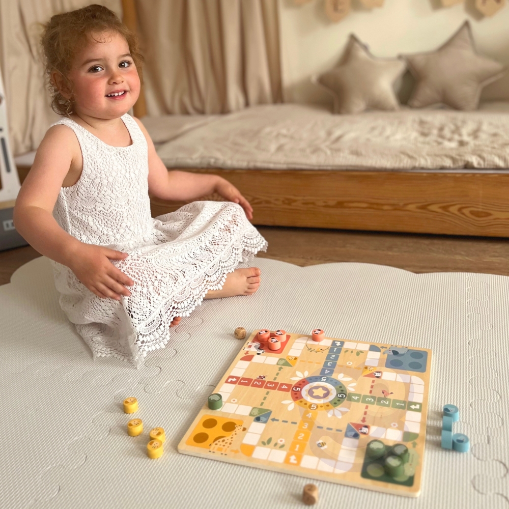 Loginis stalo žaidimas WOOPIE GREEN 2in1 Ludo Chinese + Free the Animals