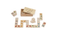 VIGA Wooden Domino 2 in 1 Animals and Numbers					