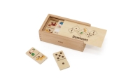 VIGA Wooden Domino 2 in 1 Animals and Numbers					