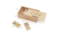 VIGA Wooden Domino 2 in 1 Animals and Numbers					