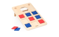 Viga Gra Zręcznościowa 2w1 Kółko i Krzyżyk + Cornhole - Rzut Do celu