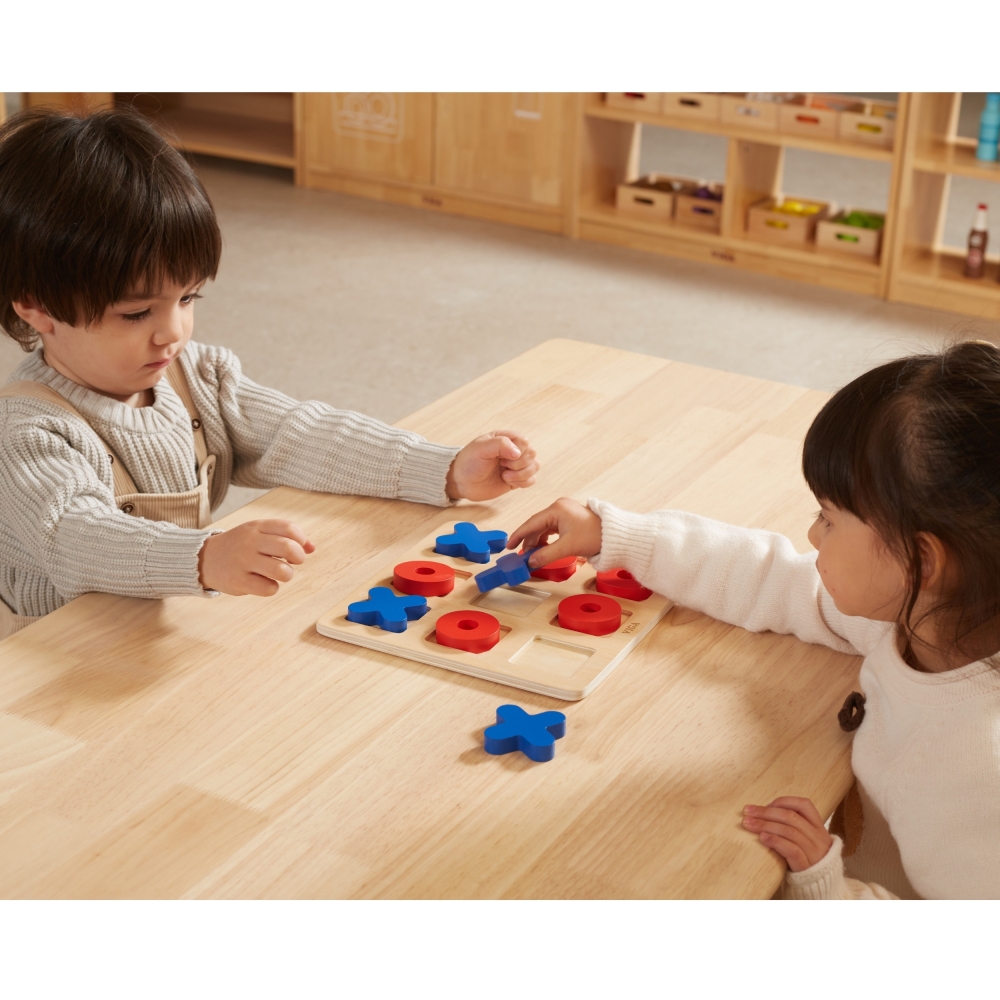 Viga Wooden Classic Tic-Tac-Toe Game