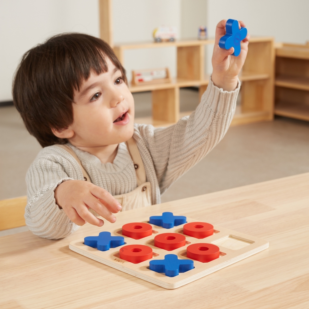 Medinis klasikinis žaidimas Viga Tic-Tac-Toe-Žaislai, Stalo žaidimai, Įvairūs stalo žaidimai-e-vaikas