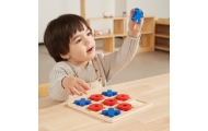 Medinis klasikinis žaidimas Viga Tic-Tac-Toe-Žaislai, Stalo žaidimai, Įvairūs stalo žaidimai-e-vaikas