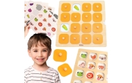 Atminties žaidimas Viga Atspėk paveikslėlius 10 Montessori kortelių