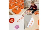 Atminties žaidimas Viga Atspėk paveikslėlius 10 Montessori kortelių