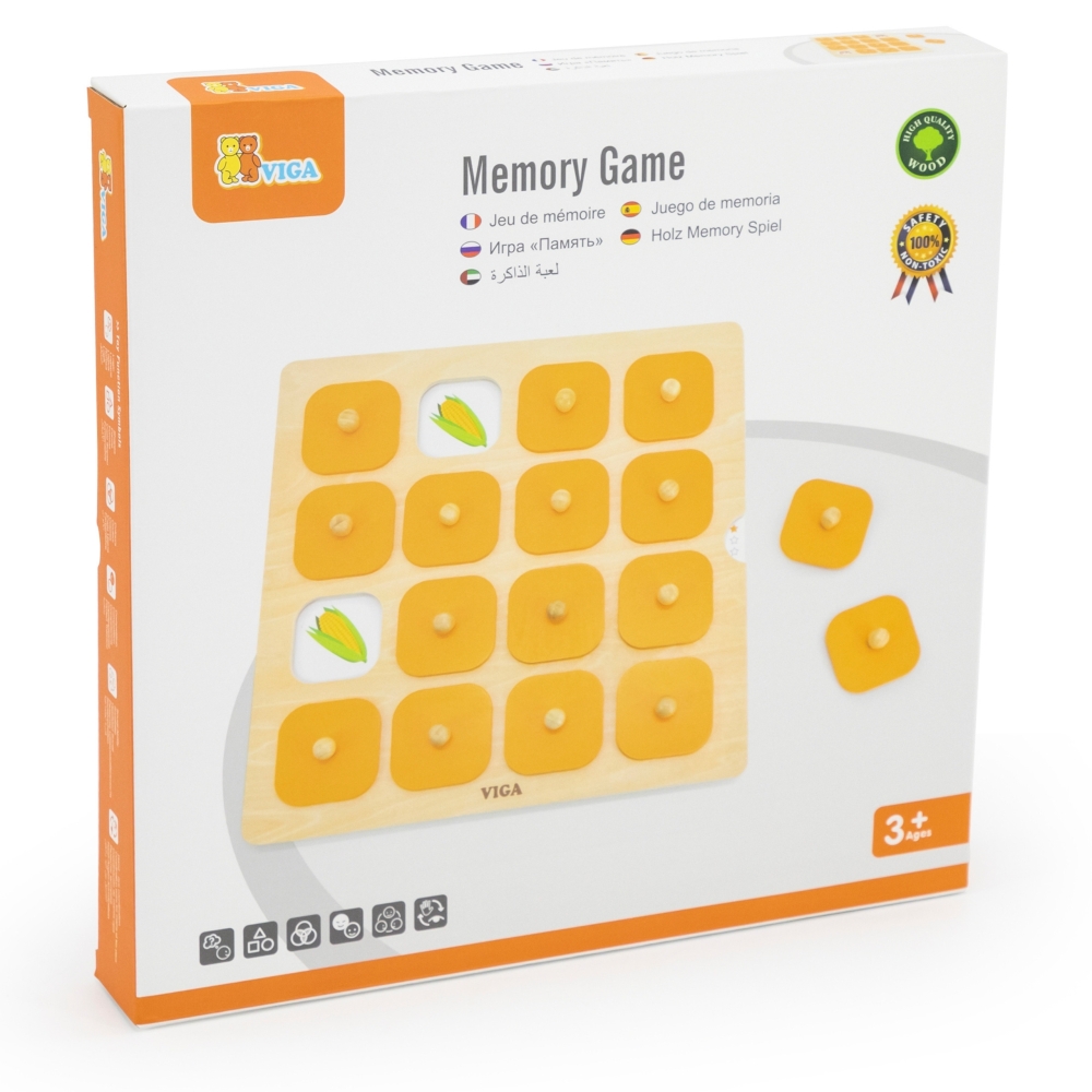 Atminties žaidimas Viga Atspėk paveikslėlius 10 Montessori kortelių-Žaislai, Stalo žaidimai, Įvairūs stalo žaidimai-e-vaikas