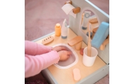 TOOKY TOY Toilet Bathroom Toaleta Drewniana Łazienka z Akcesoriami