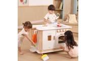 VIGA 3-in-1 Home Center with Accessories – Learning and Fun for Children