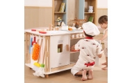 VIGA 3-in-1 Home Center with Accessories – Learning and Fun for Children
