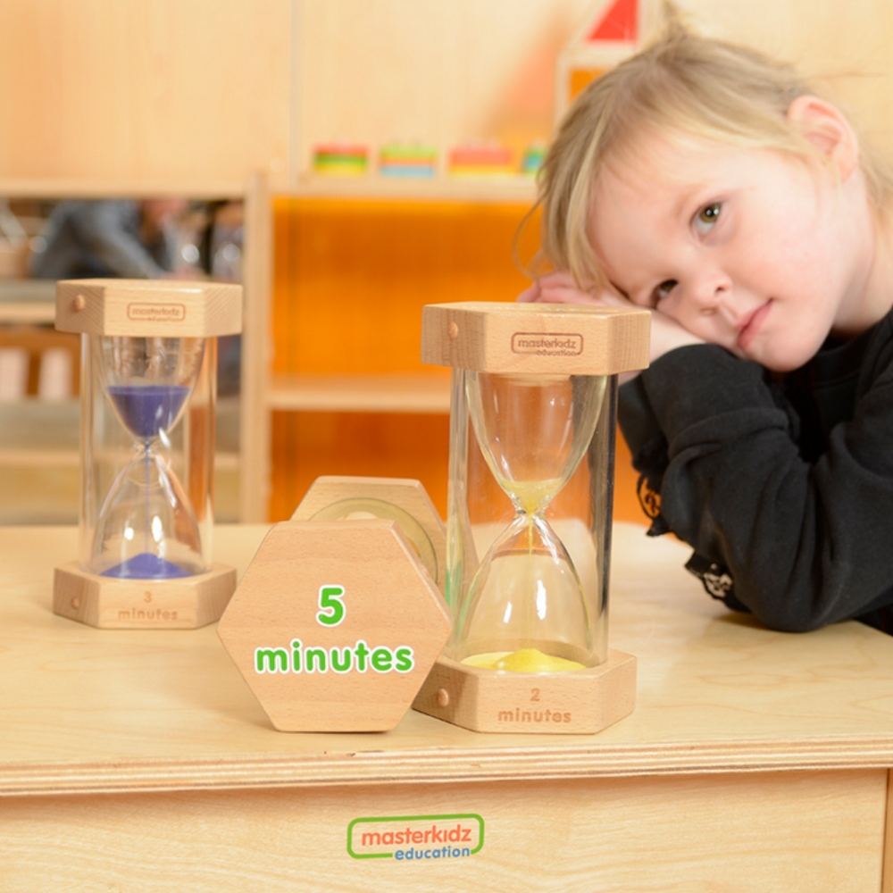 Smėlio laikrodžių rinkinys - MASTERKIDZ Mokslas apie laiką