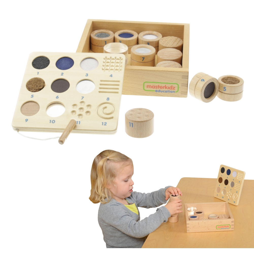 Guess by Touch Material and Texture 12 Montessori Elements