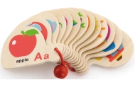 VIGA Wooden Montessori Alphabet and English Learning Book					