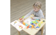 Mozaikos dėlionė MASTERKIDZ Spalvų ir formų mokymasis Tangram Montessori-Žaislai, Lavinamieji žaislai, Veiklos centrai-e-vaikas