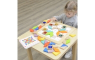 Mozaikos dėlionė MASTERKIDZ Spalvų ir formų mokymasis Tangram Montessori-Žaislai, Lavinamieji žaislai, Veiklos centrai-e-vaikas