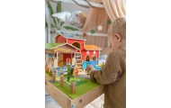 WOOPIE GREEN Mega Farm Animal Figures Stable Cowshed Henhouse 18 pcs.					