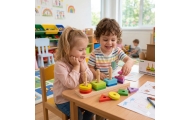 Formų rūšiuoklė TOOKY TOY su spalvingais Montessori blokeliai-Žaislai, Kūdikiams, Žaislai mažyliams (iki 4 m.