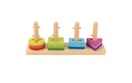 TOOKY TOY Shape Sorter with Colorful Montessori Blocks