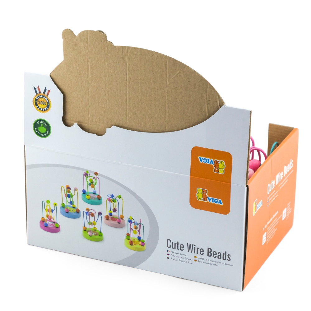VIGA Wooden Handy Labyrinth Intertwining Motor Loop 1 pc.
