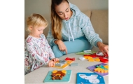WOOPIE GREEN Wooden Puzzle Blocks Animals Montessori FSC 34pcs.