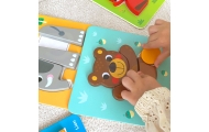 WOOPIE GREEN Wooden Puzzle Blocks Animals Montessori FSC 34pcs.